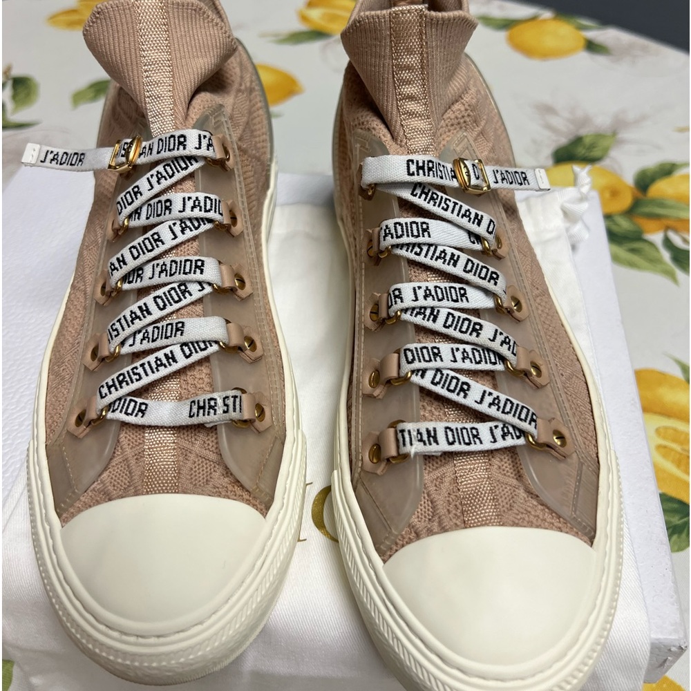 Walk’n’Dior Cannage Knit hight top sneakers